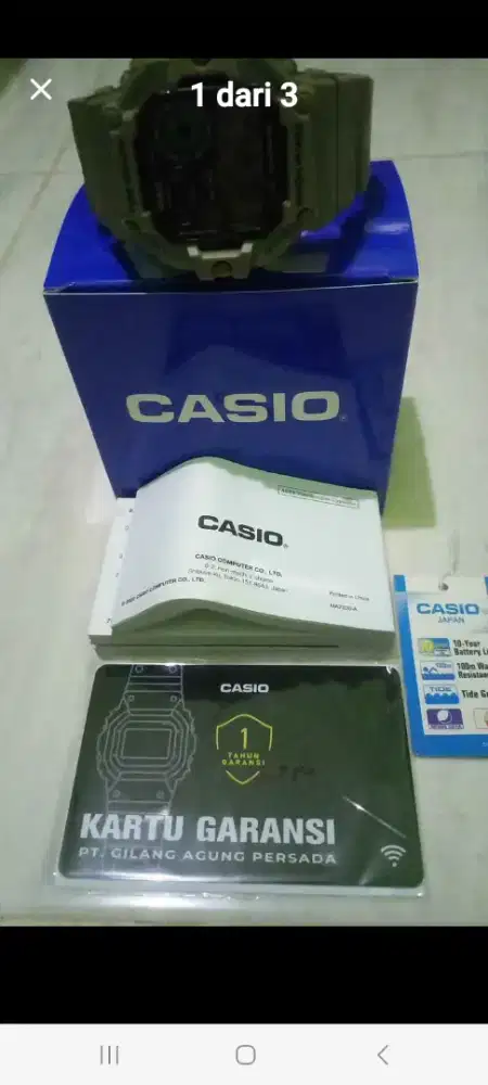 Jual jam CASIO mulus