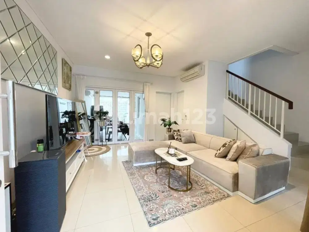 Dijual Rumah BSD Savia Visana Semi Furnish Cantik