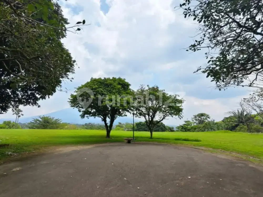 Kavling dengan Pemandangan View Gunung dan Golf di Rancamaya Golf Estate Bogor