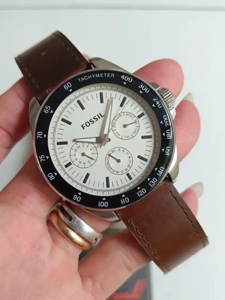 Fossil pria BQ2202 original Kelengkapan fullset Kondisi bekas bagus