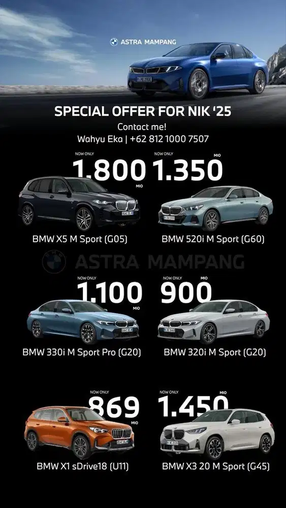 BMW X3 20 xDrive M Sport | Brand New | Special Promo GIIAS