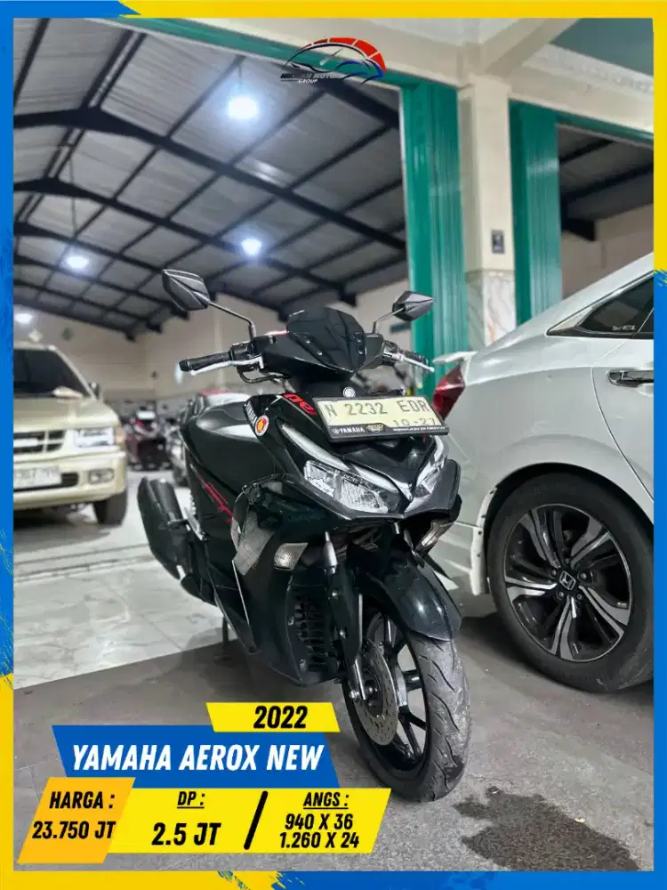 YAMAHA AEROX NEW 2022 MURAH MERIAH BOSKU HIKMAH MOTOR KEPUH MALANG