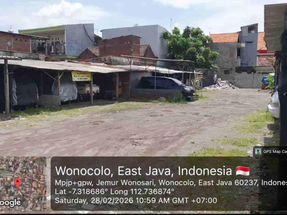 Dijual Via Lelang Tanah Jalan Wonocolo Pabrik Kulit  Kel Jemur Wonosari  Kec Wonocolo Surabaya