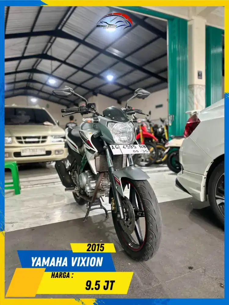 YAMAHA VIXION 2015 PLAG BEKAS BERKUALITAS HIKMAH MOTOR KEPUH MALANG