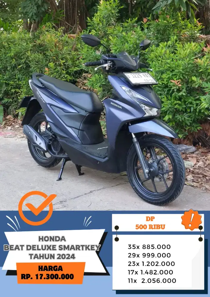HONDA BEAT DELUXE SMARTKEY TAHUN 2024