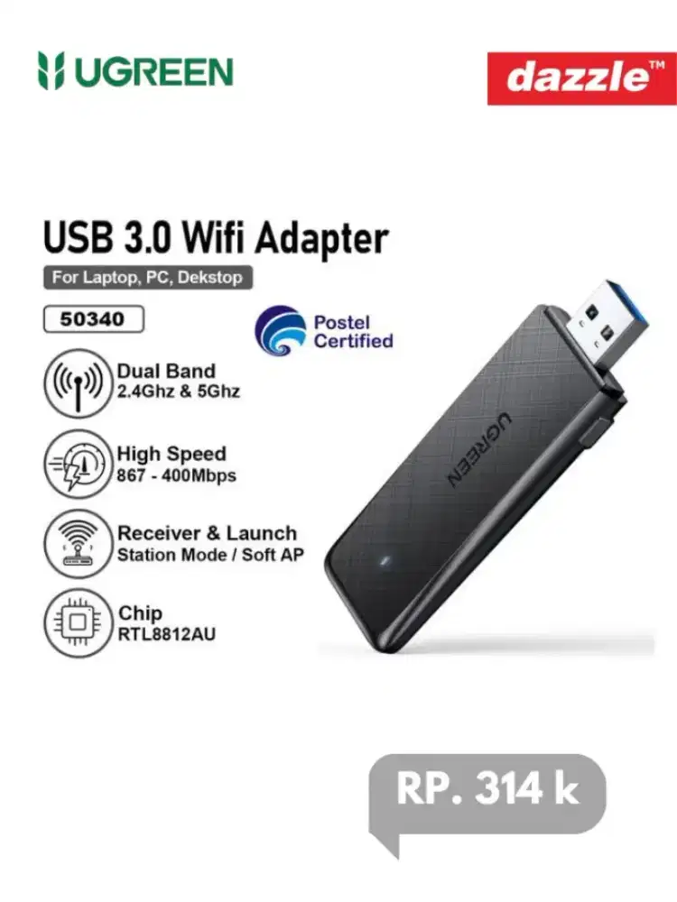 Wifi adapter USB-A UGREEN