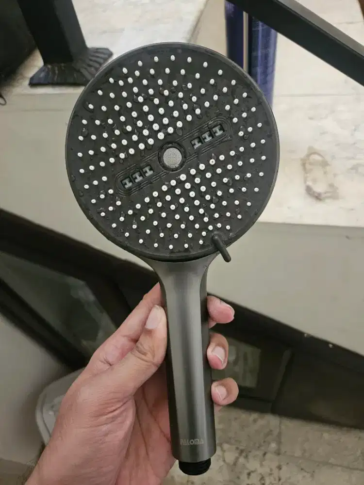 Shower head kepala shower paloma grey satin metal original