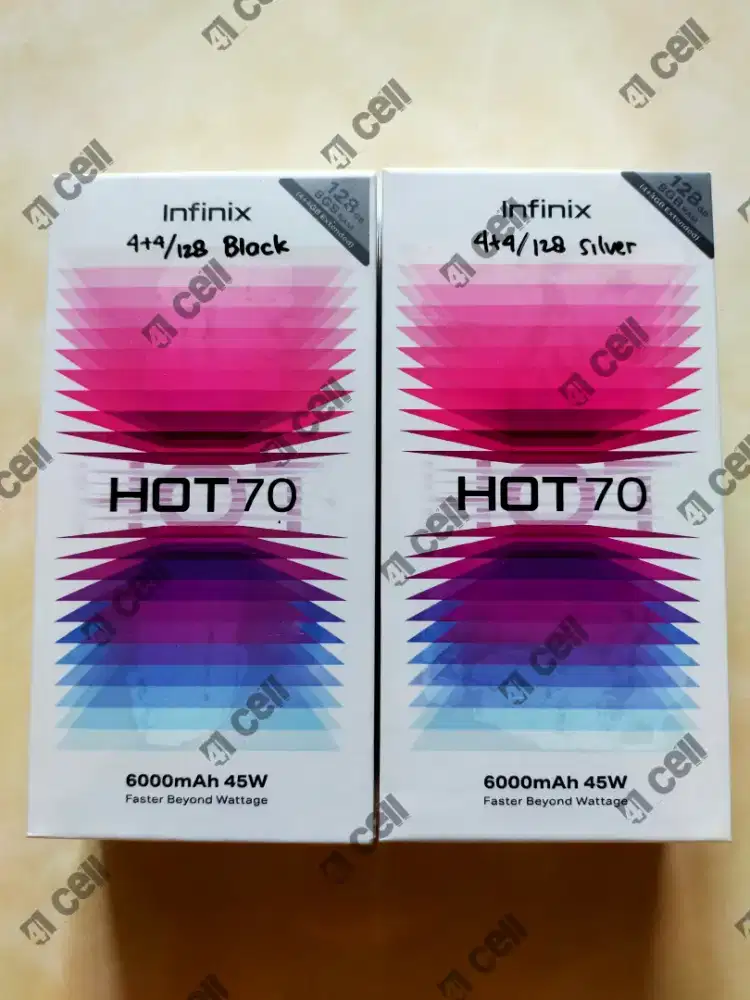 Infinix hot 70 ram 4+4/128 100% baru Termurah