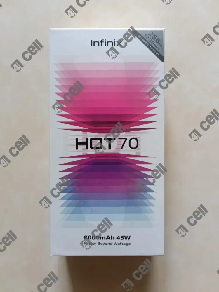 Infinix hot 70 ram 6+6/256 100% baru Termurah