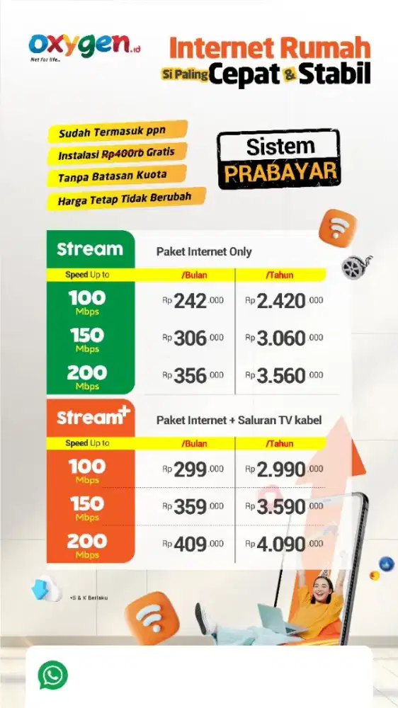 WiFi oxygen unlimited