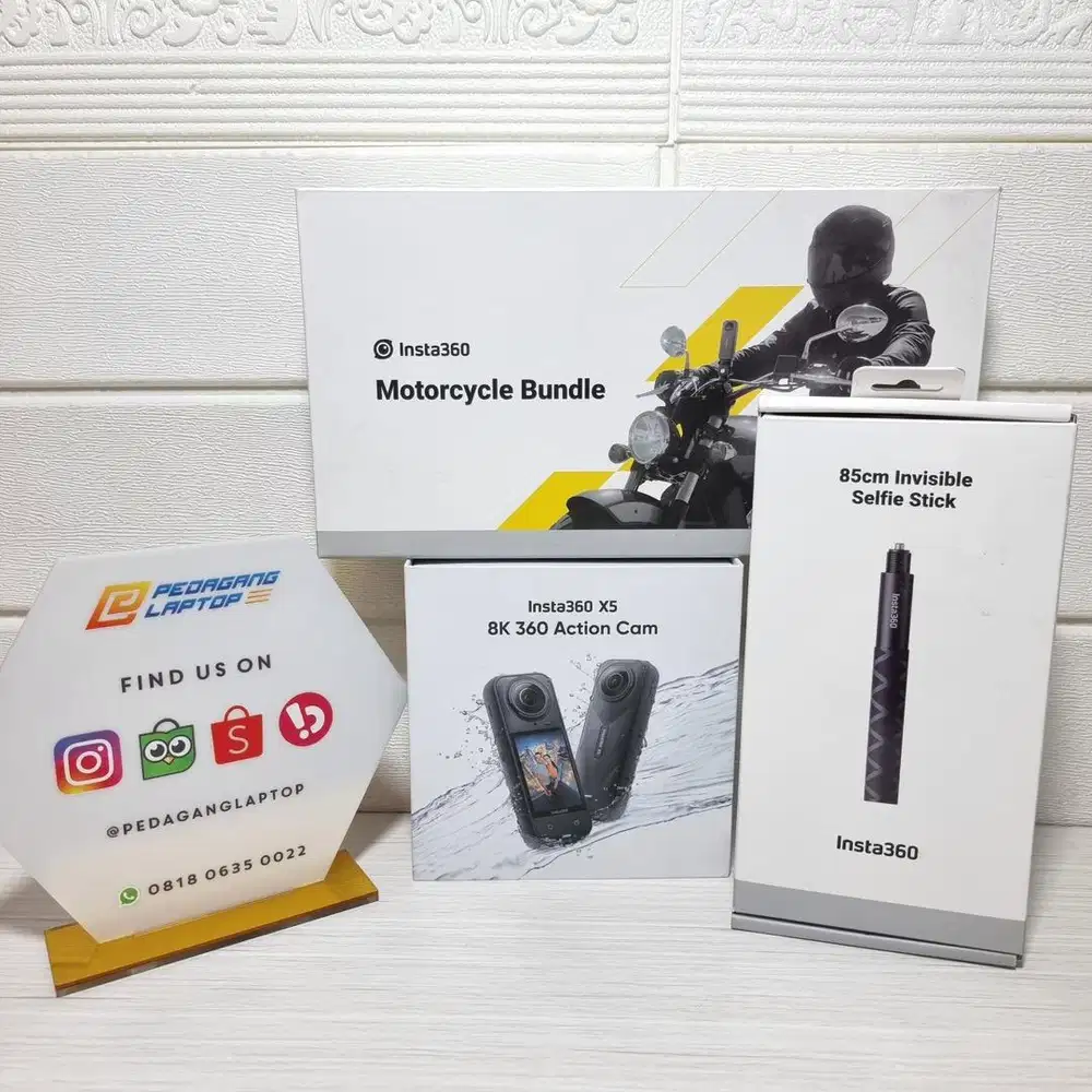 Insta360 X5 Action Camera 8K Resolusi 360