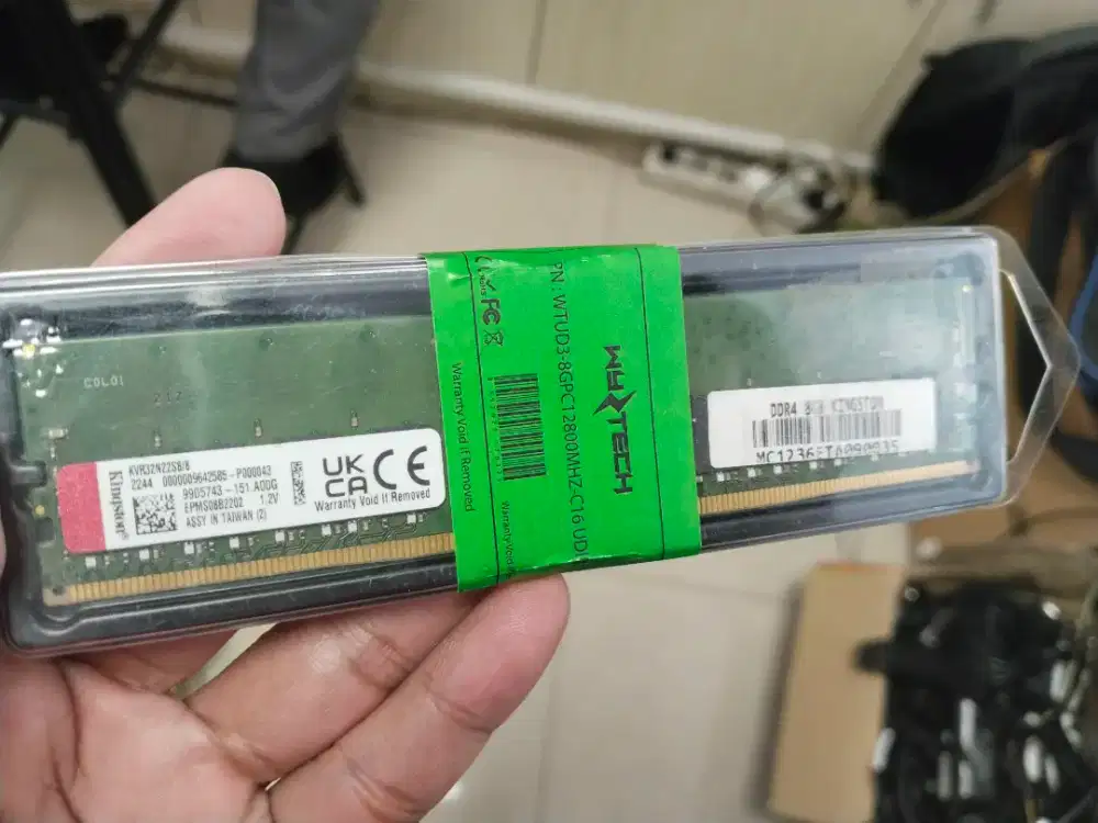 Dijual Ram PC/Longdim 8gb  DDR4 PC 2666 merk KINGSTON siap pasang COD