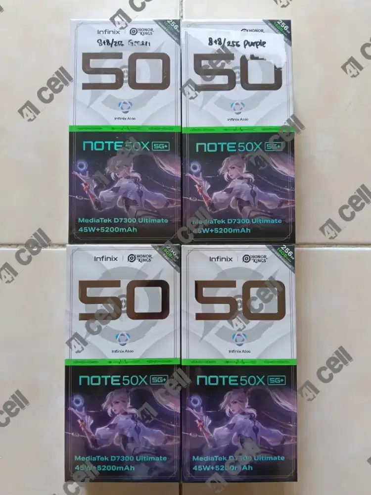 Infinix note 50x 5G ram 8+8/256 100% baru Termurah