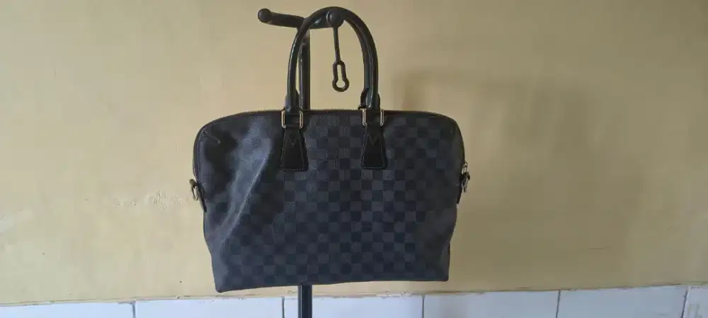 Tas LV Damier Leather Porte