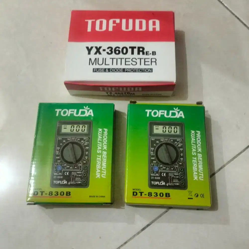 Jual 3 pcs multitester/multimeter