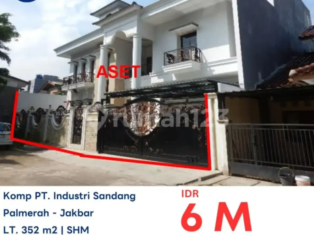 Dijual Lelang Aset Bank Macet di Palmerah Jakarta Barat