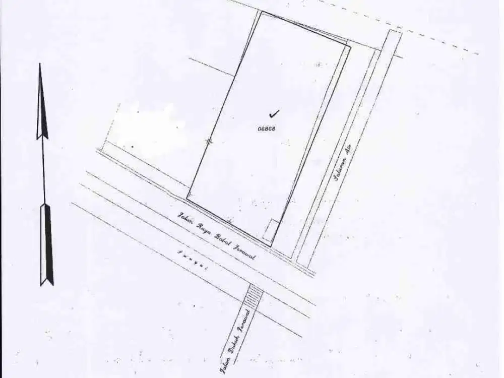 Dijual tanah nol raya pakal