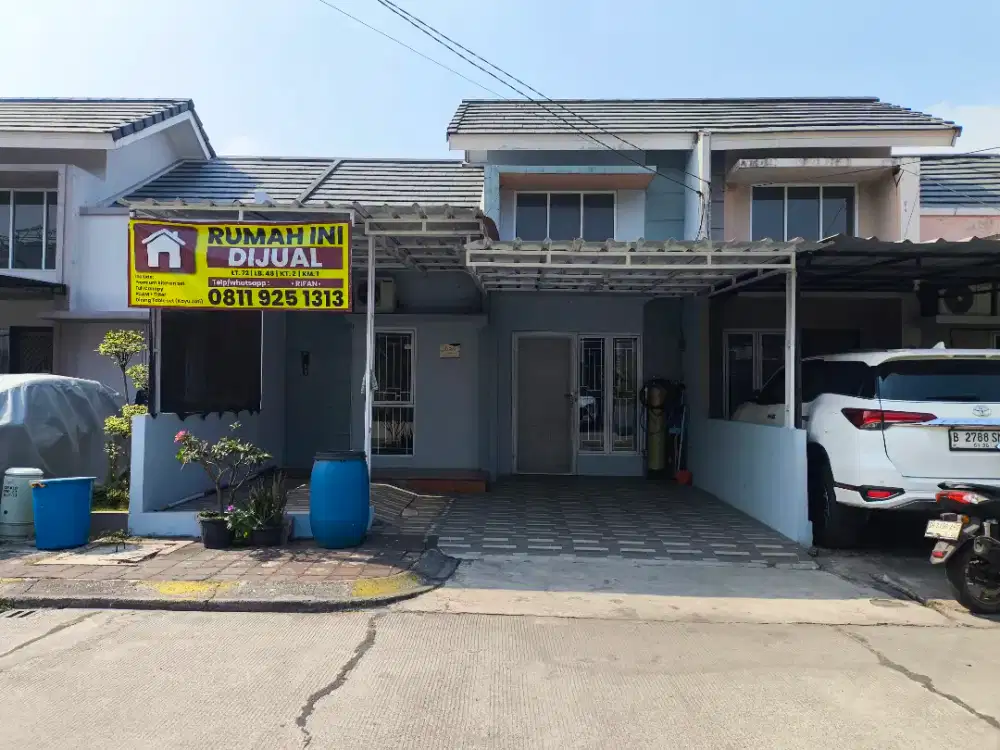 Cluster Ubud - Dijual Rumah Terdepan di Cluster