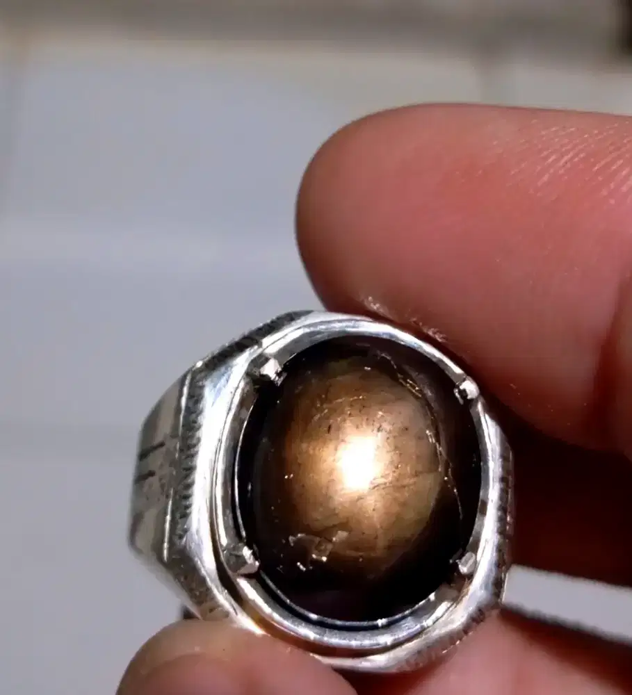 GOLDEN Star safir perak tebal