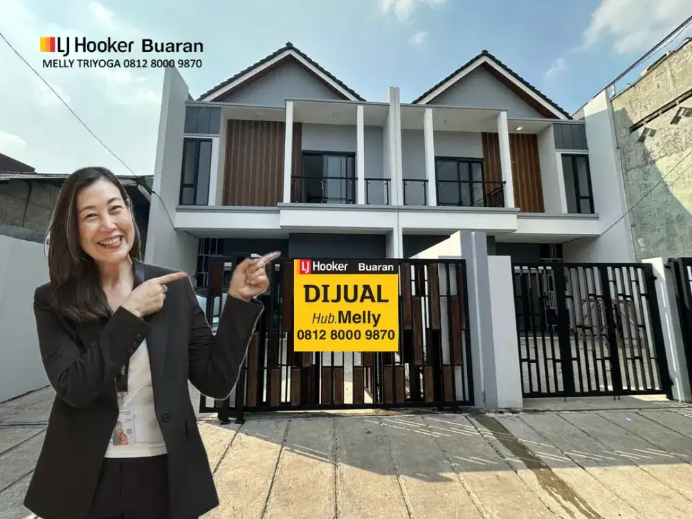 Dijual Rumah Baru Sudah Smart Door di Jatibening Bekasi
