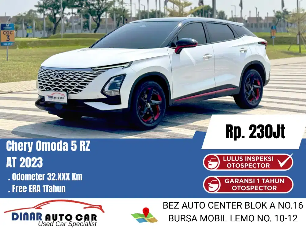 (30Jt) Omoda 5 RZ Luxury Two tone 2023 At Matic Warenty On*Dinar Auto*