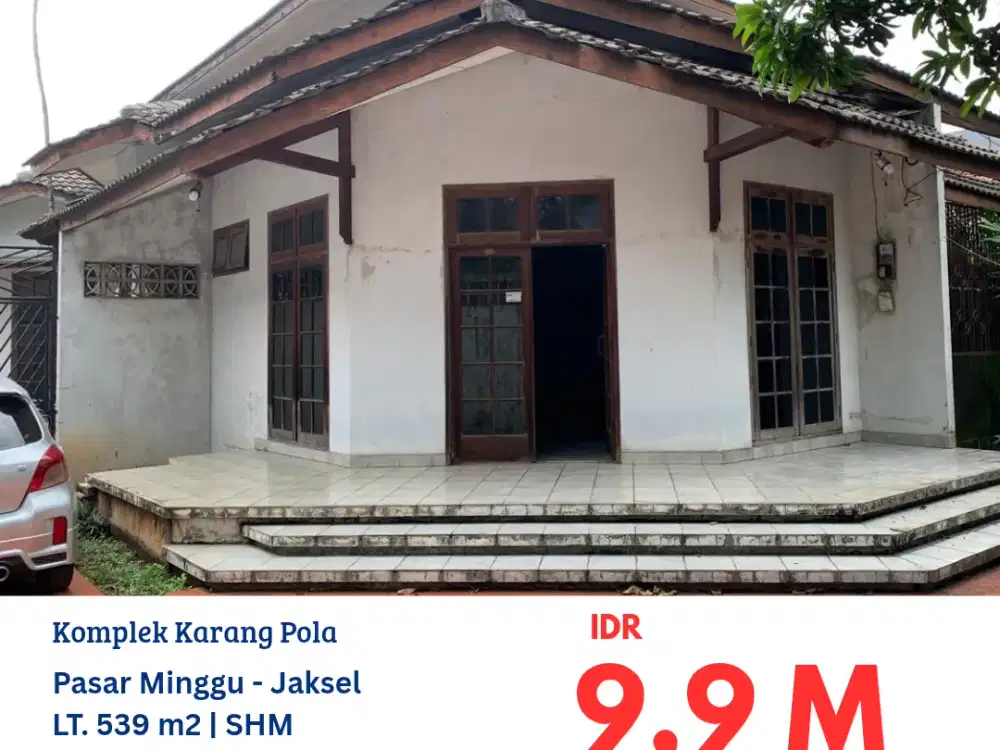 DEW0010 rumah tua HOOK masih dihuni di belakang McDonald Jatipadang, Pasar Minggu, Jakarta Selatan