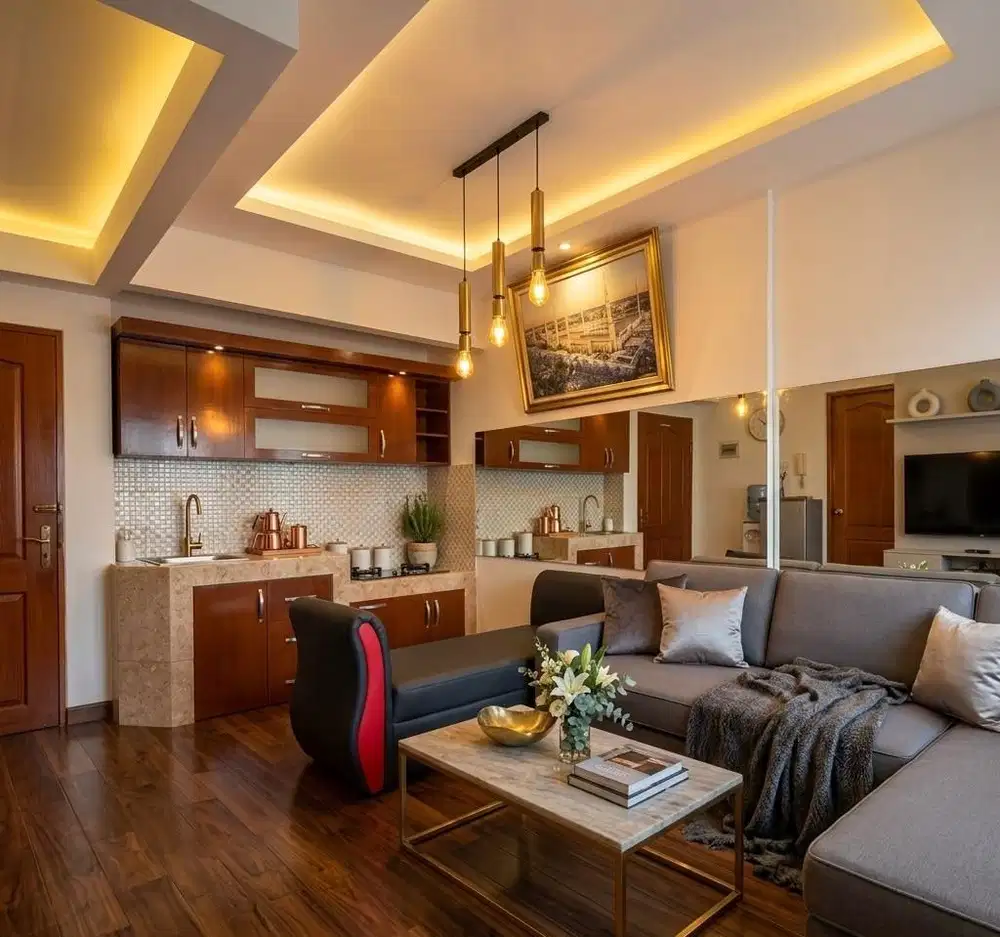 (TERMURAH 100%) 2BR FURNISH APARTEMEN MEDITERANIA PALACE KEMAYORAN