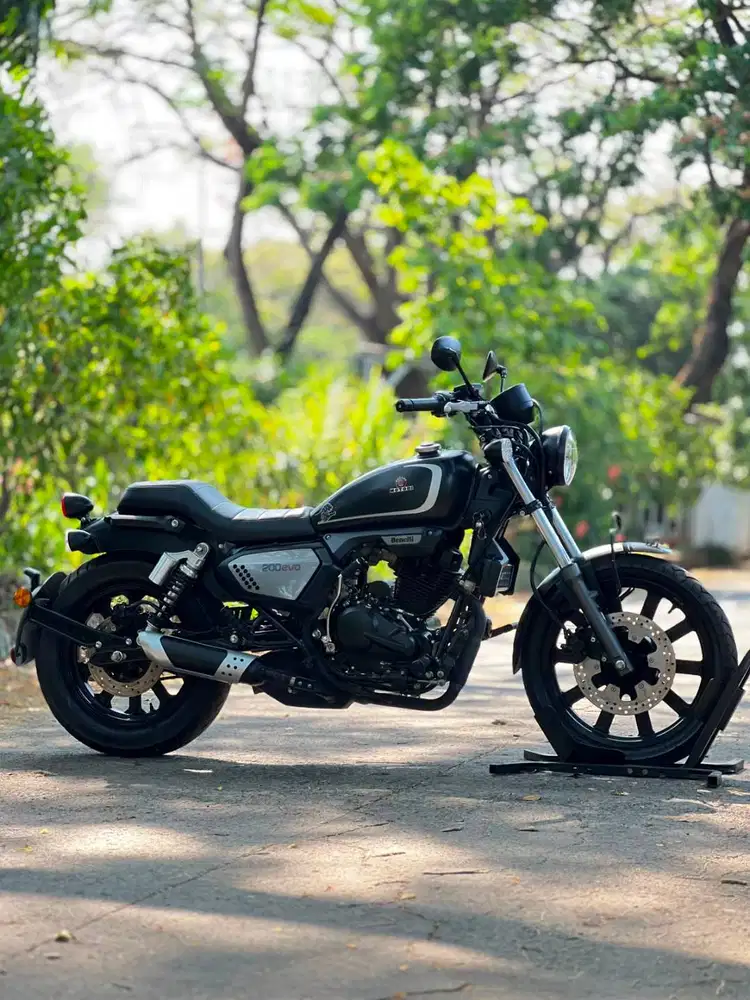 KM 5K AJA! BENELLI MOTOBI 200 EVO HITAM 2023 PAJAK PANJANG SIAP GAS
