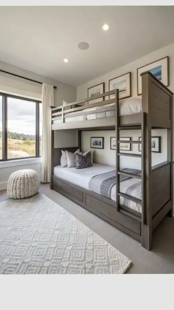 Dipan tingkat dipan modern tempat tidur anak