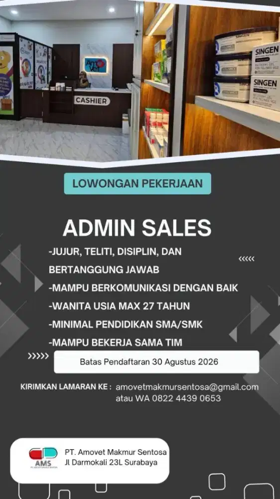 Admin Sales dan Marketing