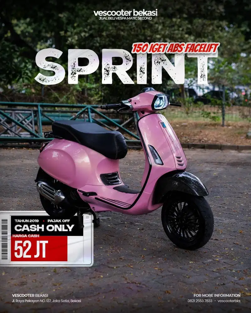 PIAGGIO VESPA MATIC SPRINT 150 IGET ABS FACELIFT 2019