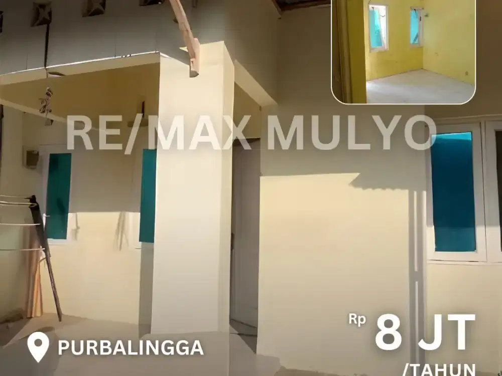 Disewakan Rumah Minimalis 2 Kamar Tidur Lokasi Purbalingga