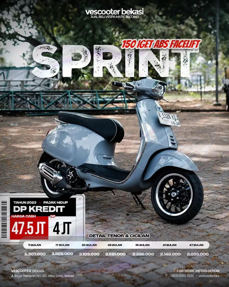 PIAGGIO VESPA MATIC SPRINT 150 IGET ABS FACELIFT 2023
