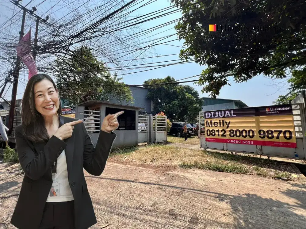 Dijual Gudang Komersil Ex Pabrik di Jalan Raya Utama Narogong Bekasi