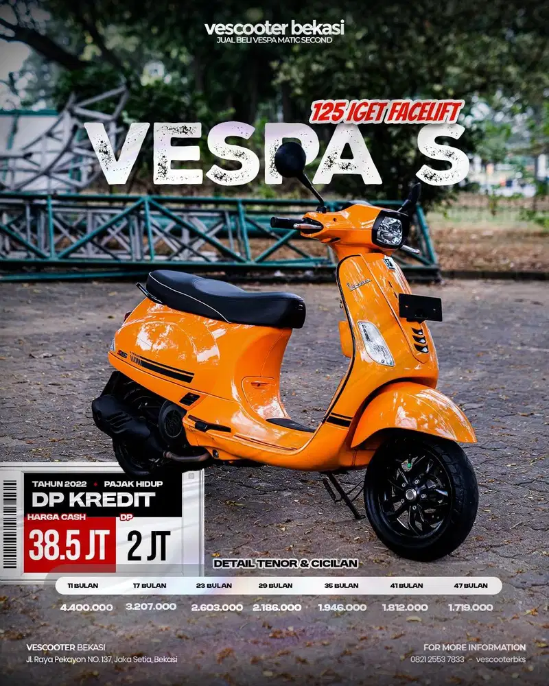 PIAGGIO VESPA MATIC VESPA S 125 IGET FACELIFT 2022