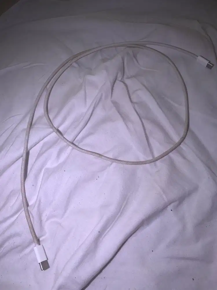 kabel lighting type c ori iphone x 17 promax like new