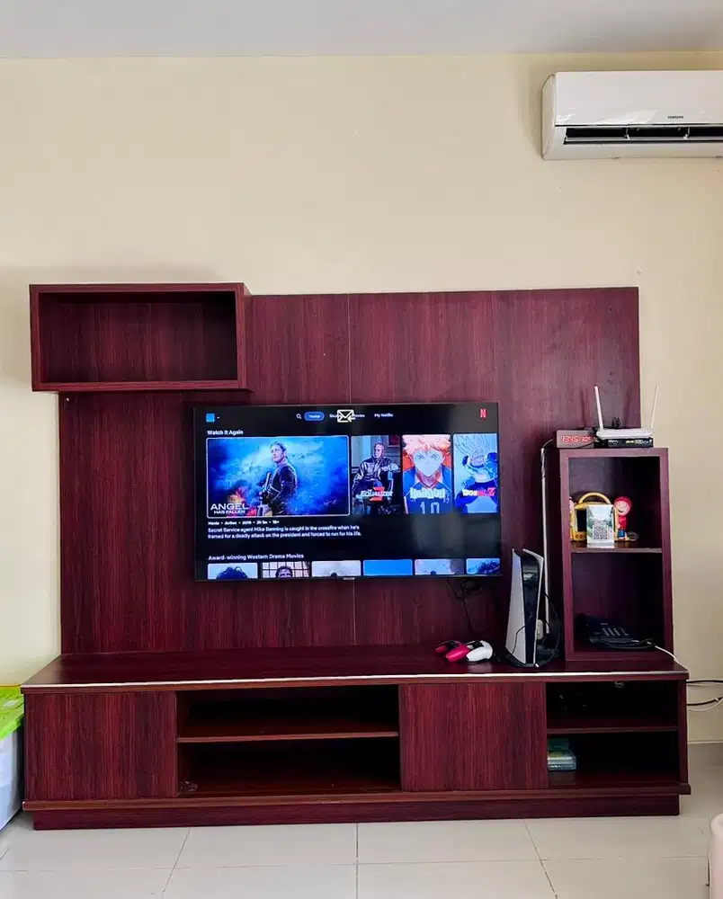 Dijual buffet backdrop TV