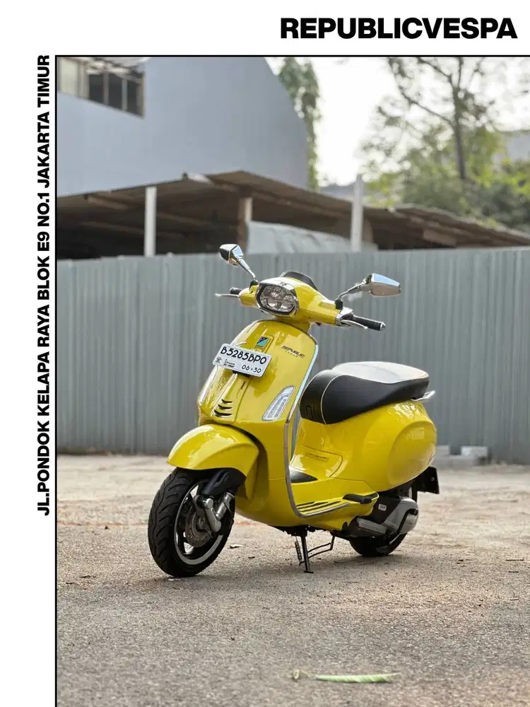 TERMURAH  VESPA SPRINT 150 ABS FACELIFT NEWMODEL TAHUN 2024 YELLOW