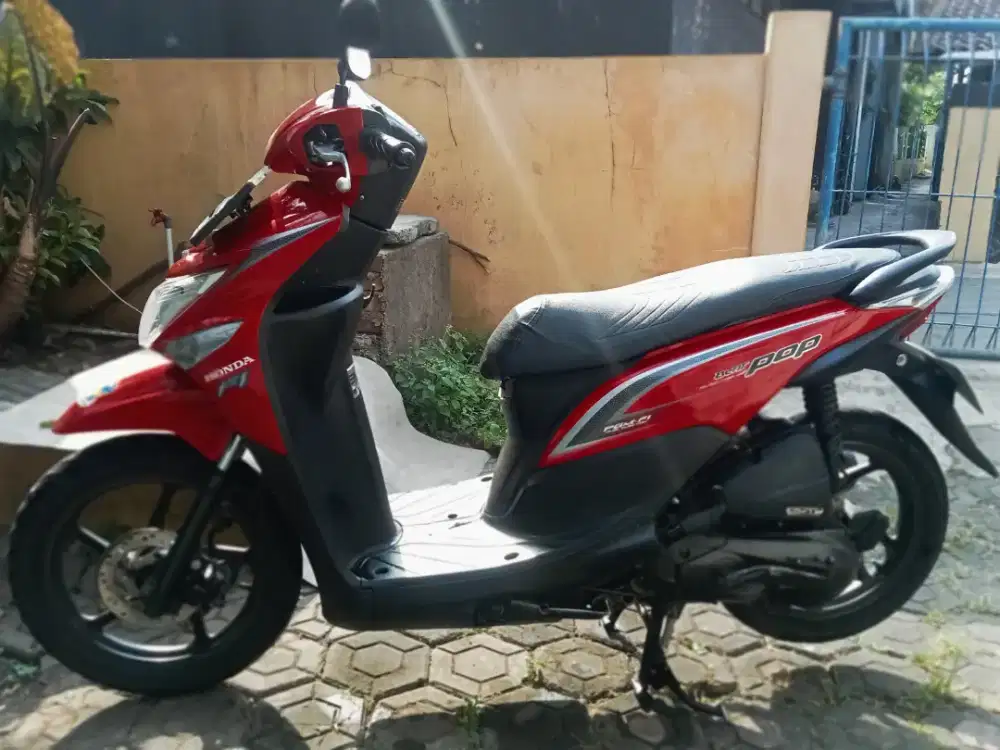 Beat Pop Tahun 2015 Idlingstop Mulus Original
