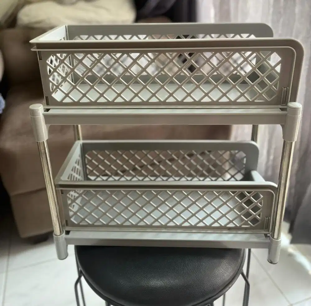 RAK SERBAGUNA LACI grey