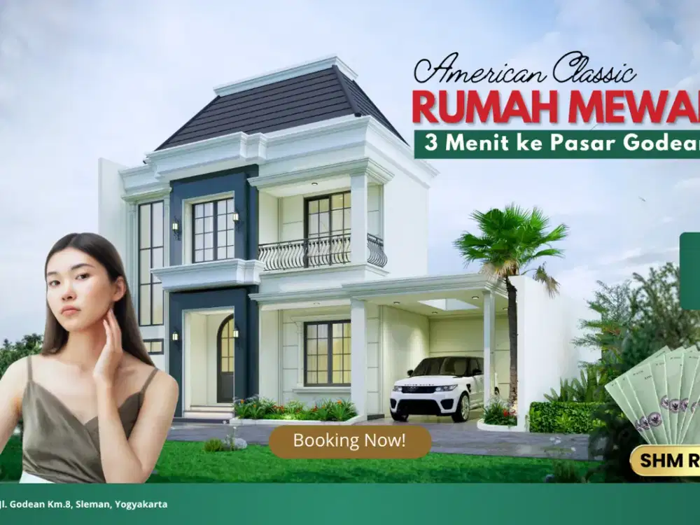 Jual Hunian Rumah Baru 2 Lantai Godean SHM Strategis dekat Tugu Jogja