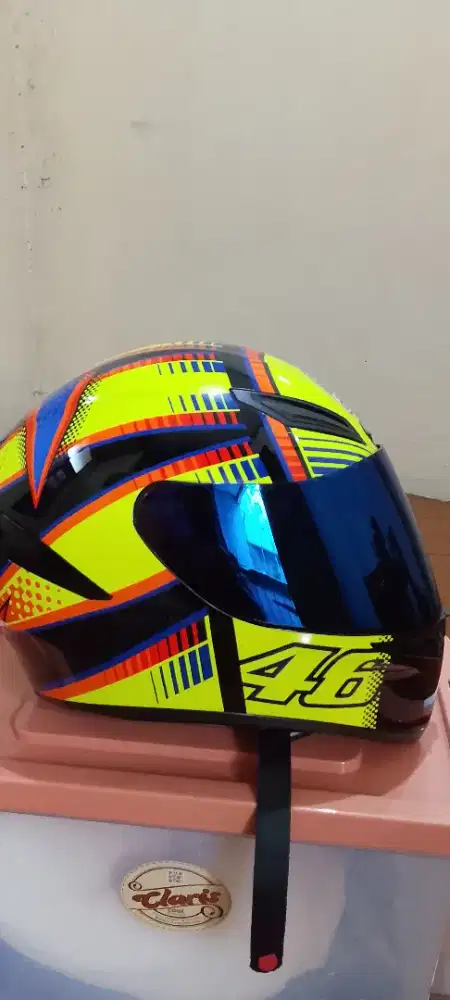 Helm Agv k1 Selouna motif Rossi