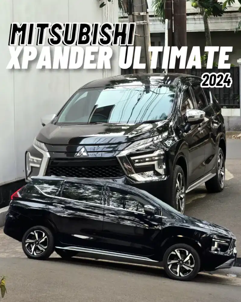Mitsubishi Xpander Ultimate 2024 CVT Hitam Kondisi Sangat PRIMA