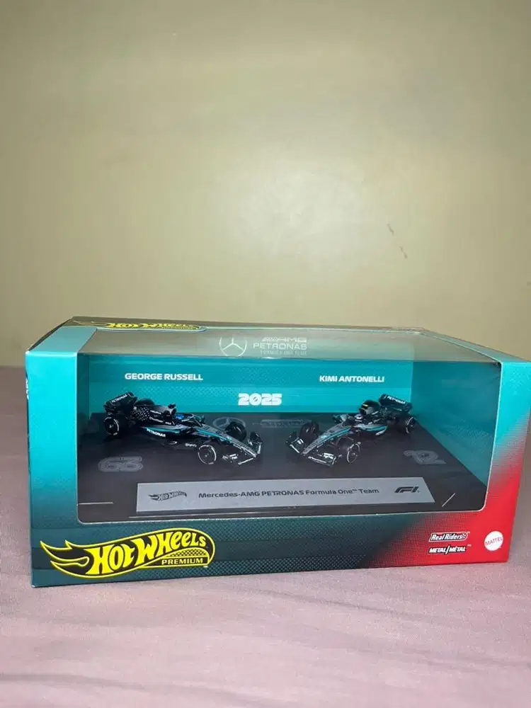 Hotwheels Premium F1 Mercedes-AMG Petronas Twinpack