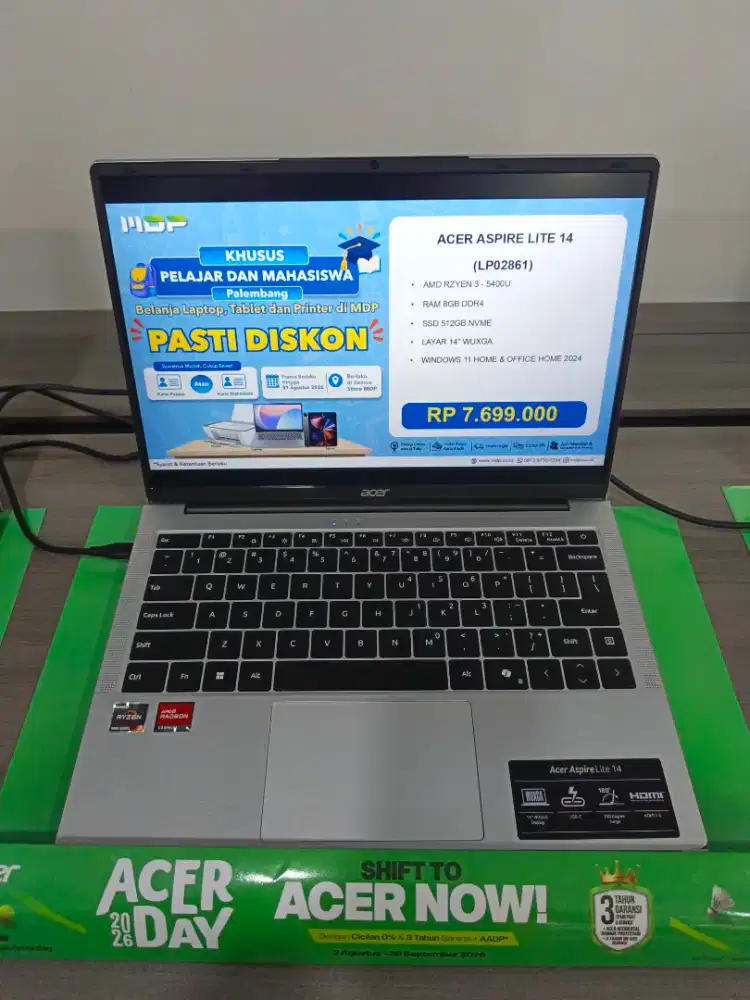 Kredit laptop Acer lite 14 promo bebas 2x angsuran