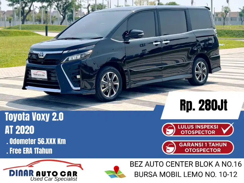 (25Jt) Voxy 2020 At Matic Km 56Rb B Ganjil Warenty 1Th *Dinar Auto*