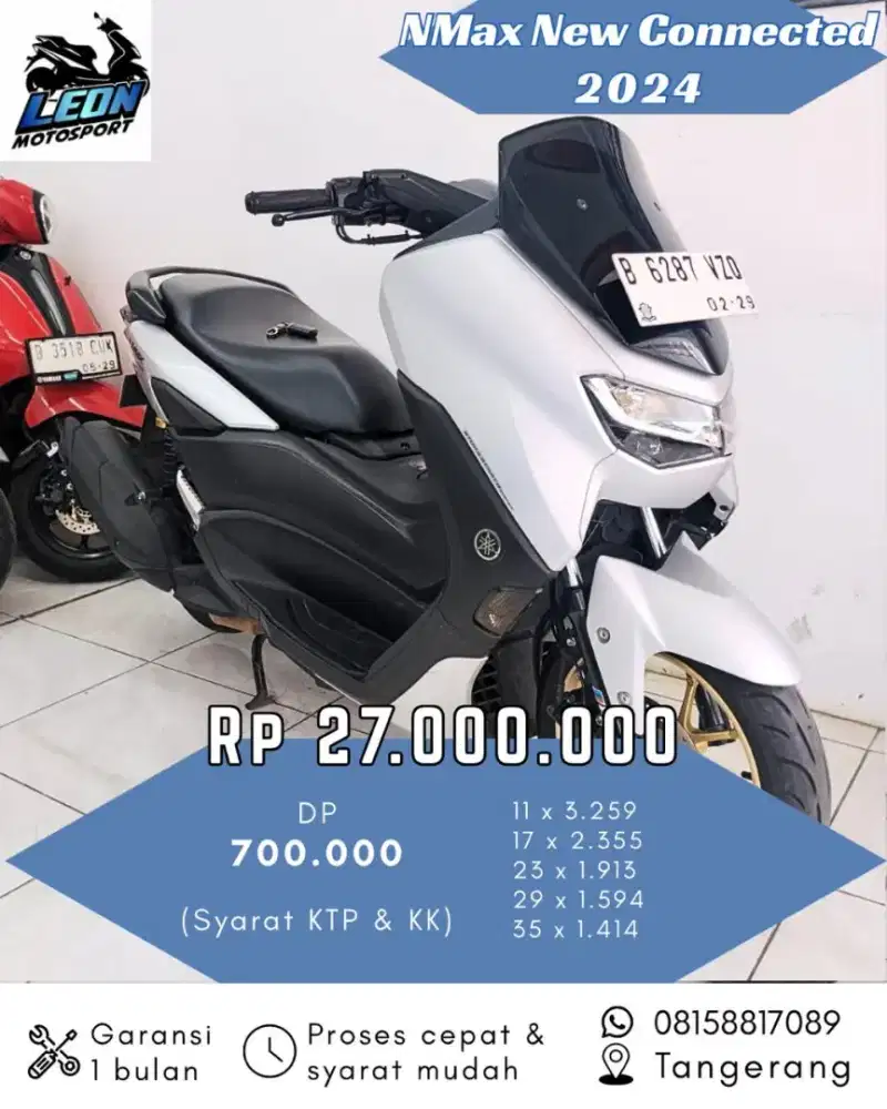 Yamaha NMAX New connected 2024, jual beli motor seken