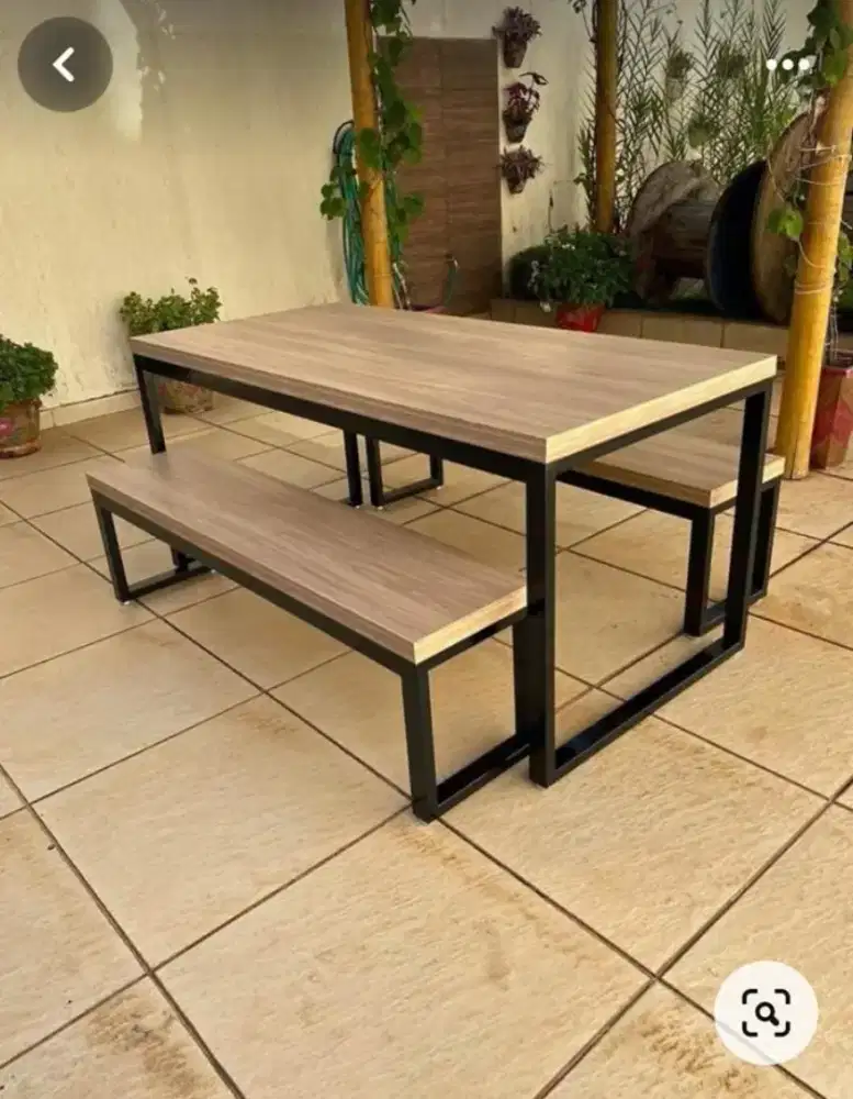 Meja makan meja cafe meja kantin meja taman