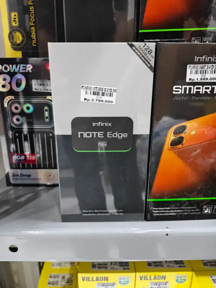 INFINIX NOTE EDGE 8/128GB GARANSI RESMI 1 TAHUN