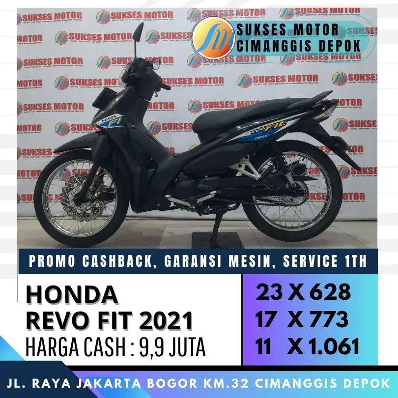 HONDA REVO FIT 2021 TERMURAH CASH/KREDIT CC/PAYLATER ADM 0%